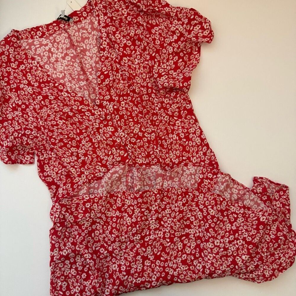 $138 Madewell Flutter-Sleeve Mini Dress in Floral size 2 m7 - Picture 4 of 7